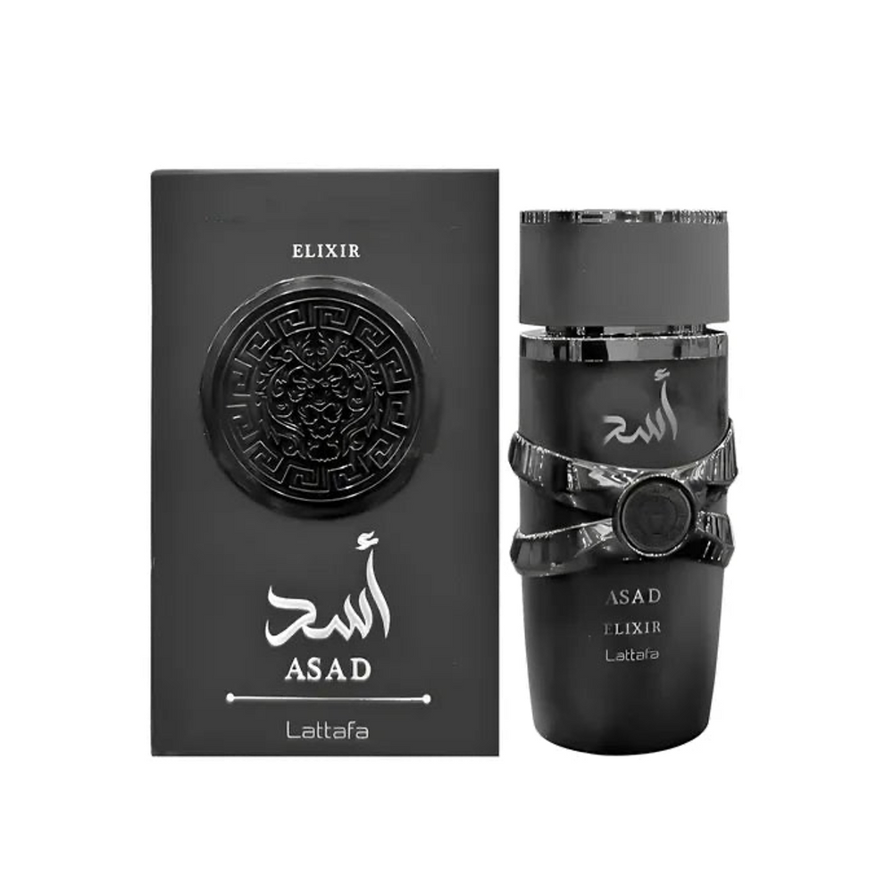 Lattafa Asad elixir edp 100 ml para hombre frasco y caja original