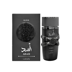 Lattafa Asad elixir edp 100 ml para hombre frasco y caja original