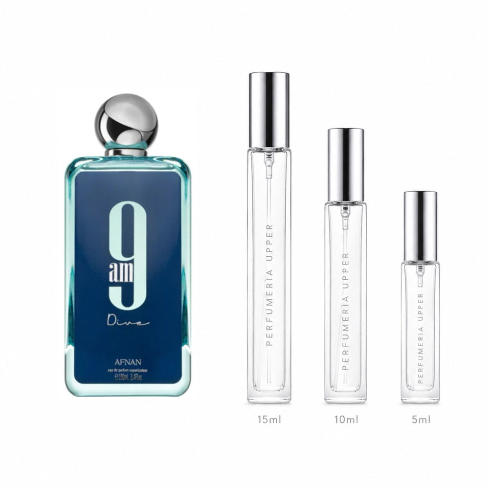 Afnan 9 AM Dive Eau de Parfum decant original hombre Perfumería Upper