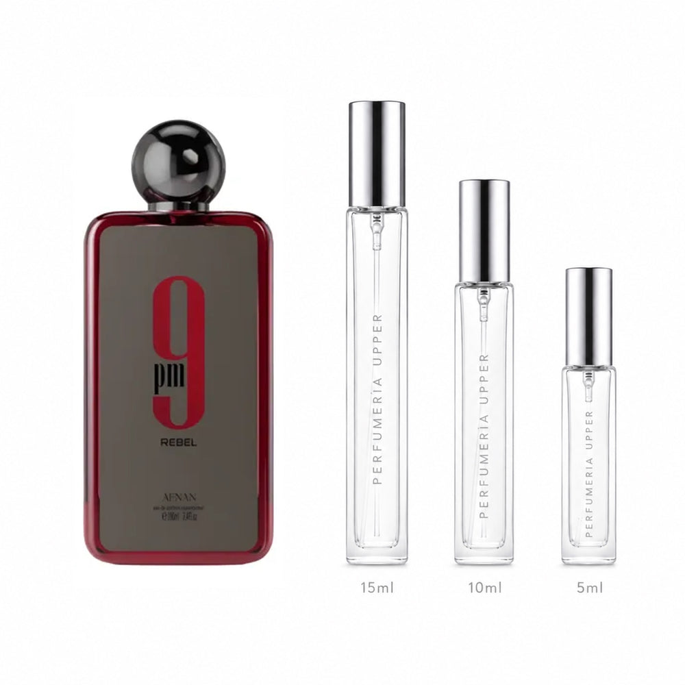 Afnan 9 PM Rebel Eau de Parfum decant original hombre Perfumería Upper