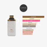 Notas olfativas de Al Jazeera Onyx Eau de Parfum con azafrán, rosa, ámbar, oud y almizcle