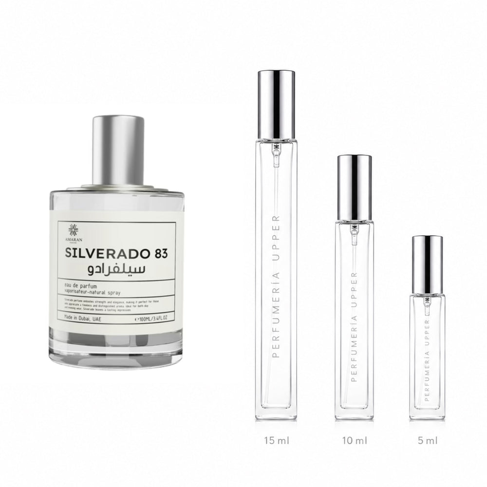 Amaran Silverado 83 Eau de Parfum decant original unisex Perfumería Upper