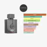 Notas olfativas de Armaf Club de Nuit Urban Man Elixir Eau de Parfum con bergamota, pimienta rosa, lavanda, vetiver, ambroxan y cedro