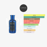 Notas olfativas de Bharara Double Bleu Eau de Parfum con piña, cítricos frescos, romero aromático, jazmín y maderas suaves
