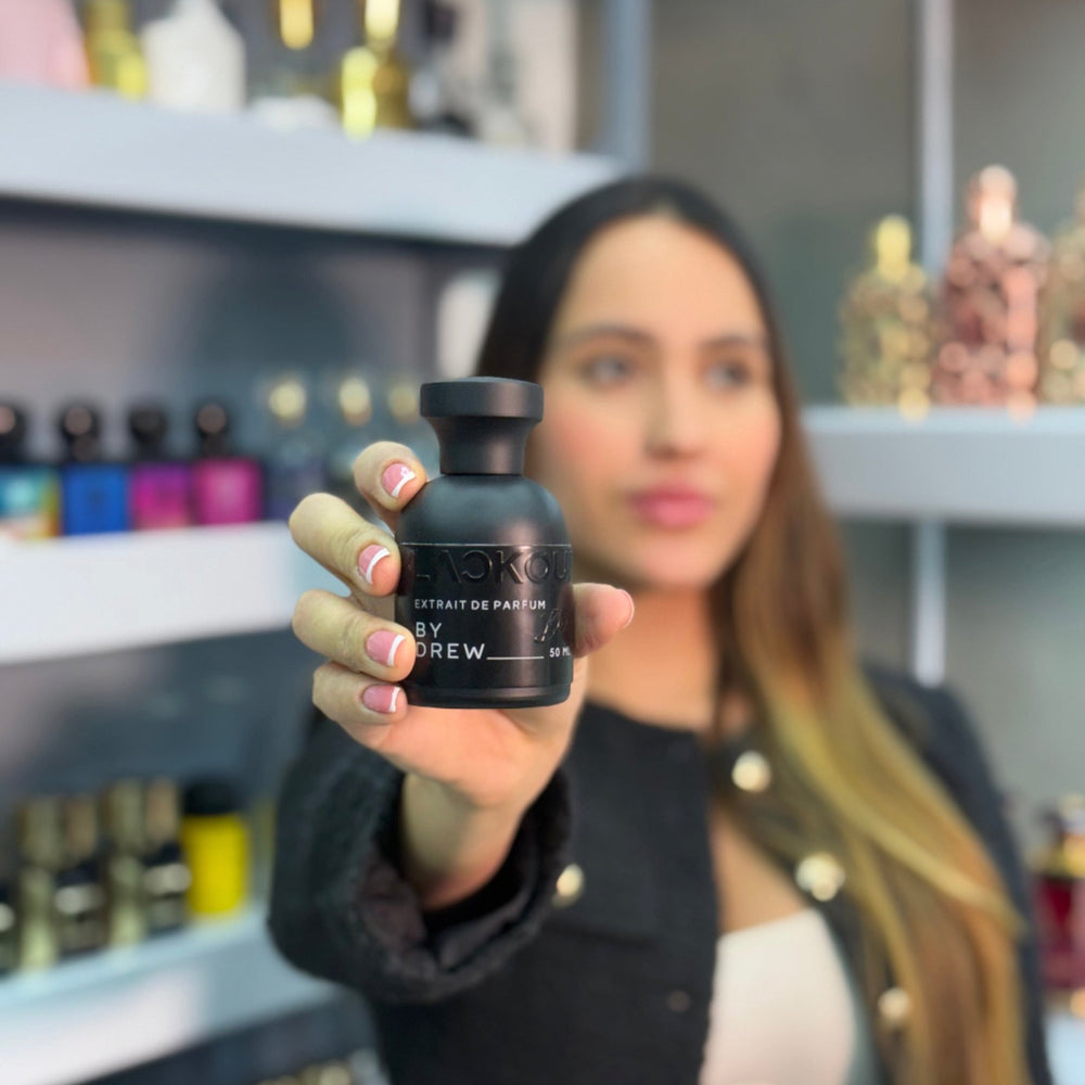 Blackoud By Drew Extrait de Parfum fragancia unisex sofisticada e intensa para ocasiones especiales
