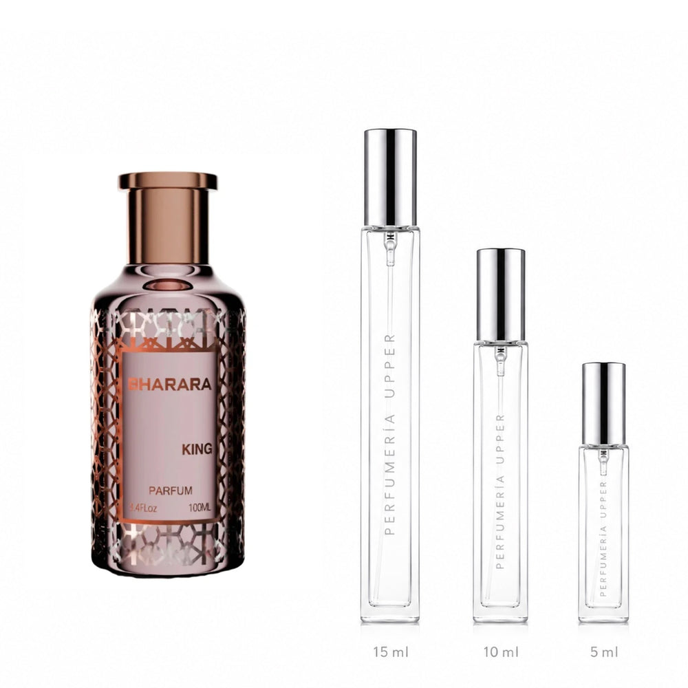 Decant Bharara King Parfum Hombre Original disponible en 5 ml, 10 ml y 15 ml