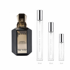 Dévier Amber Arabian Extrait de Parfum decant original unisex Perfumería Upper