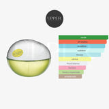 Notas olfativas de DKNY Be Delicious Eau de Parfum con pepino, manzana verde, magnolia y sándalo