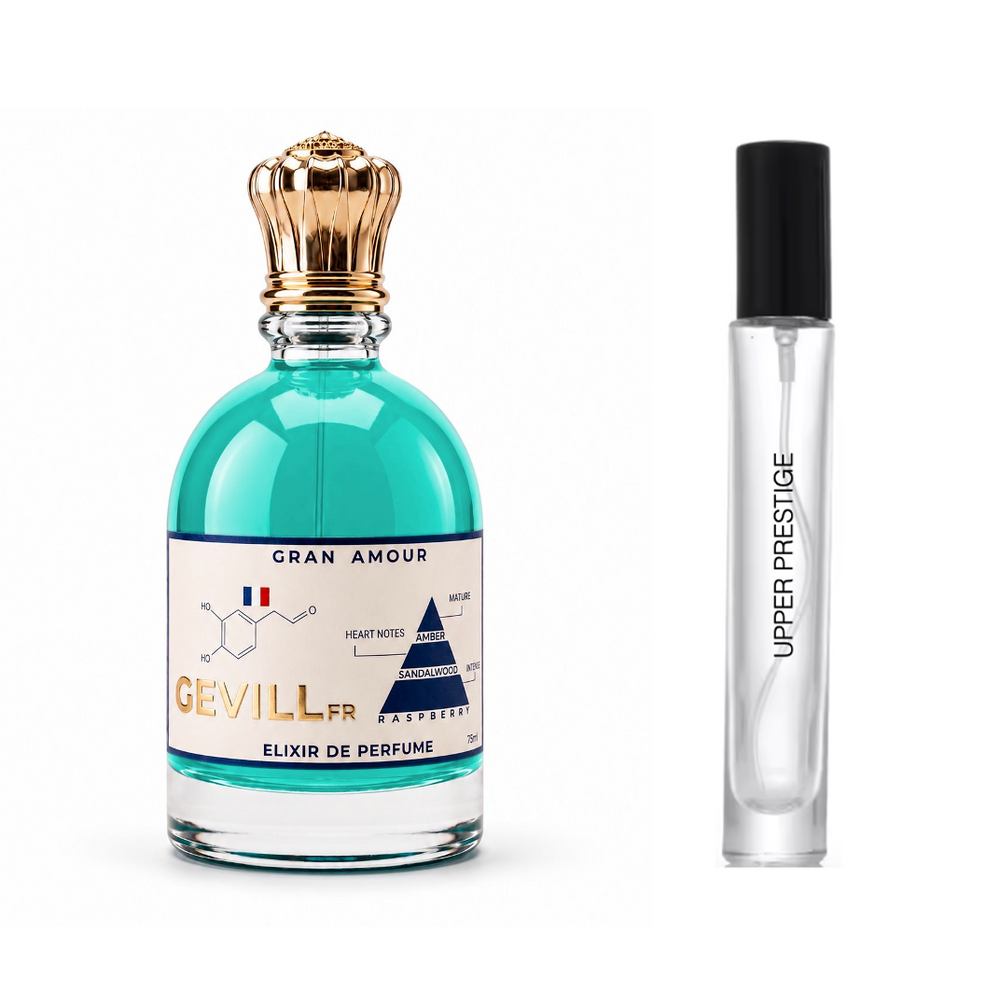Gevill France Gran Amour Elixir De Parfum decant 10 ml unisex