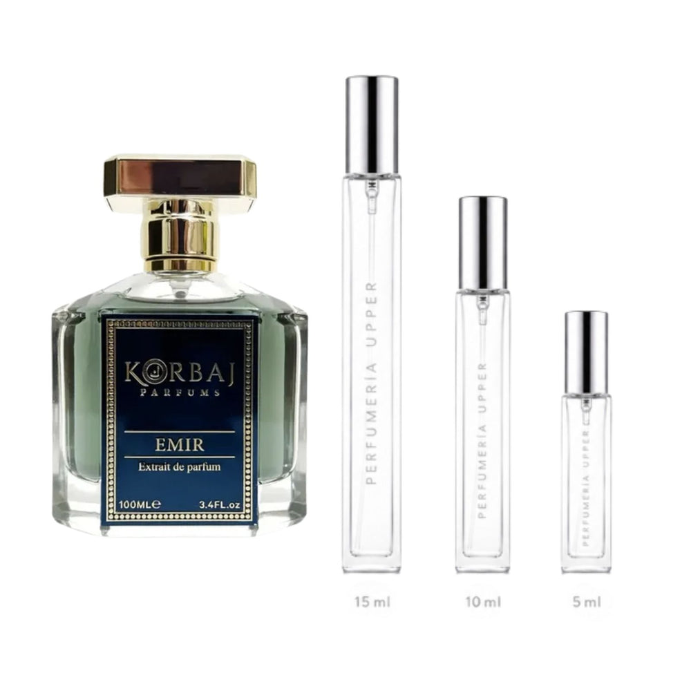 Korbaj Emir Extrait de Parfum decant original Unisex Perfumería Upper