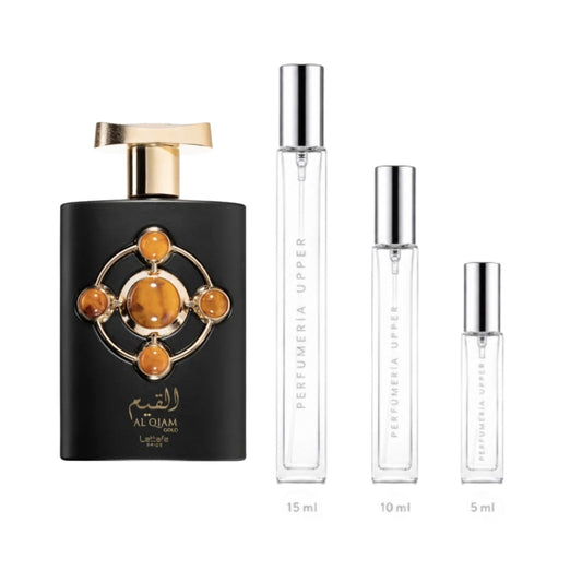 Lattafa Al Qiam Gold EDP decant original unisex Perfumería Upper