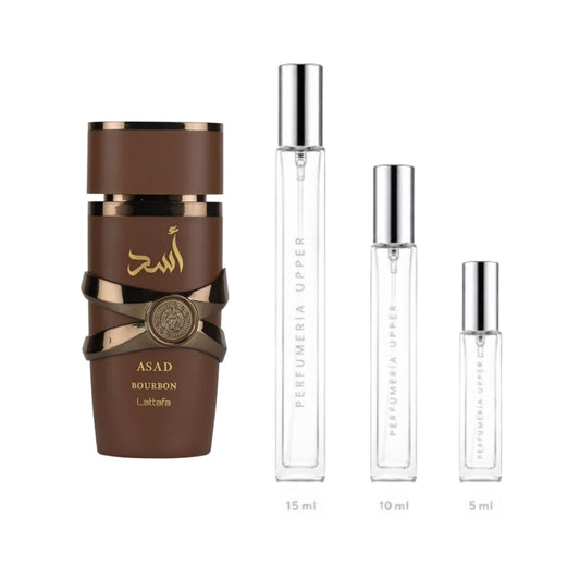Lattafa Asad Bourbon EDP decant original unisex Perfumería Upper
