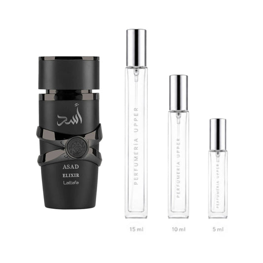 Lattafa Asad Elixir EDP decant original hombre Perfumería Upper