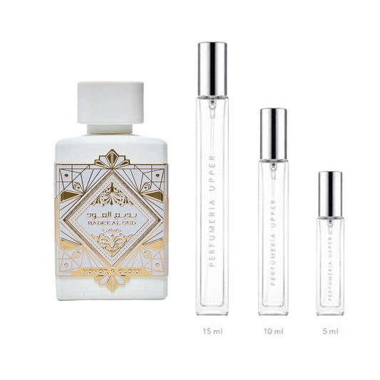Lattafa Bade’e Al Oud Honor & Glory EDP decant original Unisex Perfumería Upper