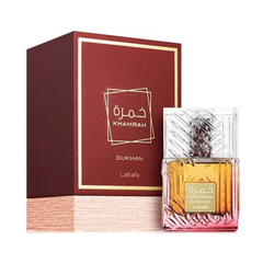 Lattafa Khamrah Dukhan Eau de Parfum 100 ml unisex caja original en Colombia