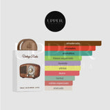 Notas olfativas de Lattafa Pride Vintage Radio EDP con lavanda, salvia, bergamota, ciruela, palo santo, pimienta negra, sándalo y madera de ámbar