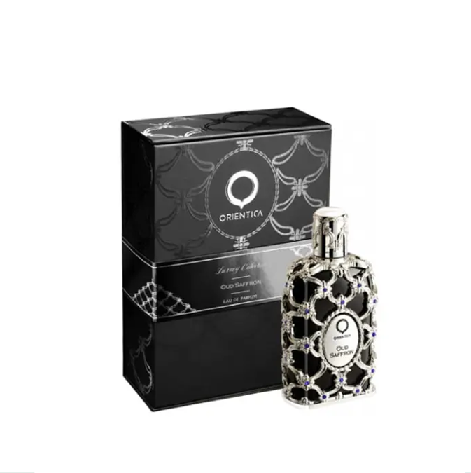 Orientica Oud Saffron Eau de Parfum caja original en Colombia