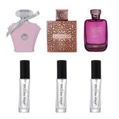 Set de árabes en tendencia. Llévalos en decants de 5, 10 y 15 ml. completamente originales PERFUMERIA UPPER