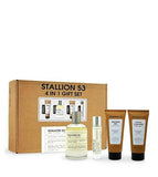 Estuche Stallion unisex con perfume 100 ml, gel de baño, perfumero y limpiador facial original