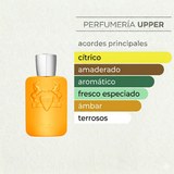 Notas olfativas de Parfums de Marly Perseus original hombre. Encuéntralo en Perfumería Upper