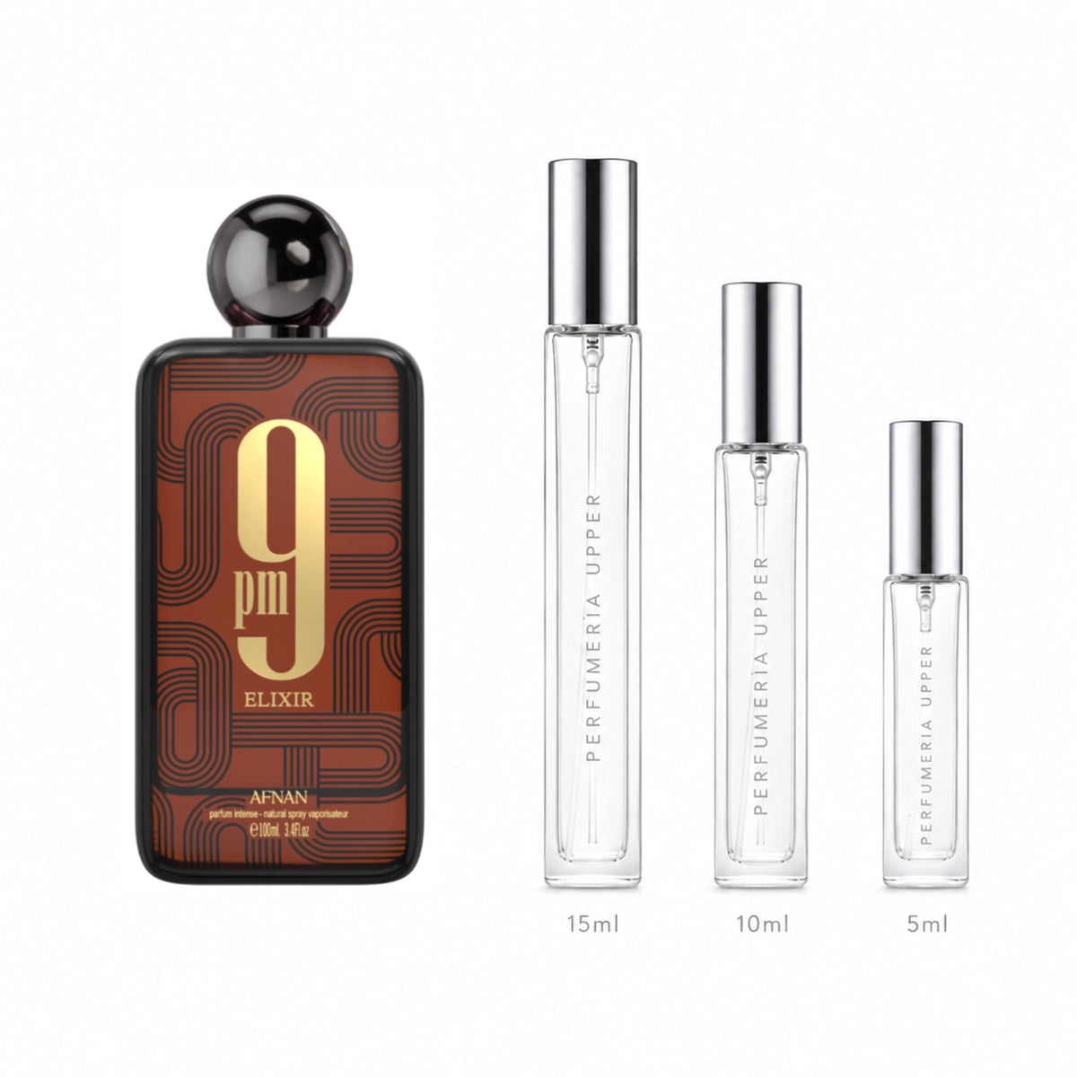 Afnan 9 PM Elixir Parfum Hombre (Alternativa a JPG Le Male Elixir)
