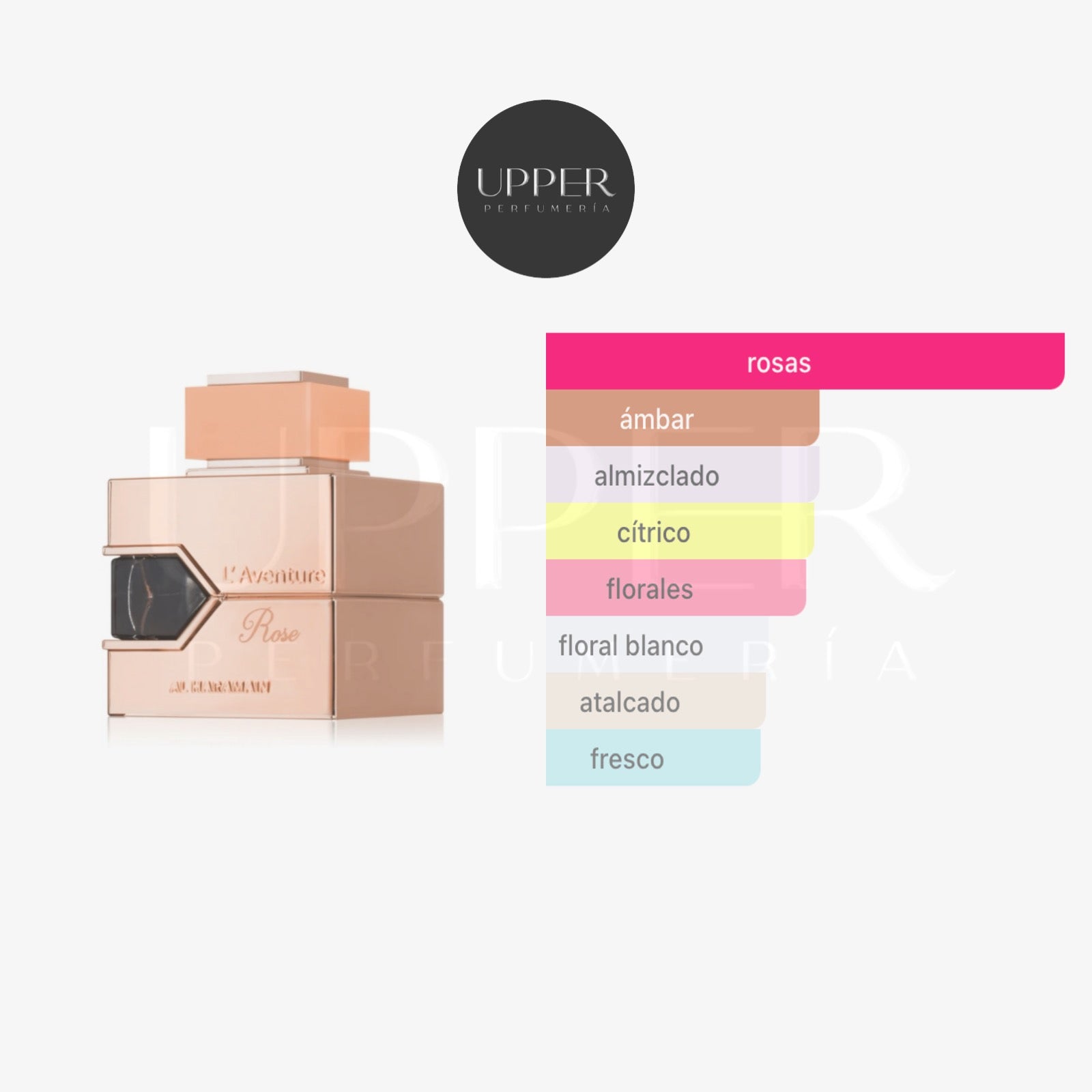 Al Haramain L’Aventure Rose EDP Mujer (Alternativa a Roses Musk de Montale)