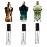 Set de decants original para hombre de las versiones mas vendidas de Jean Paul Gautier en Perfumeria UPPER
