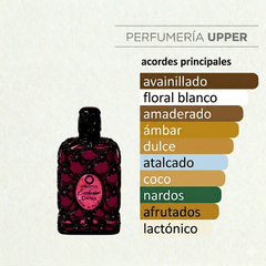 Notas olfativas de Orientica Exclusive Dania Extrait original mujer. Encuéntralo en Perfumería Upper.