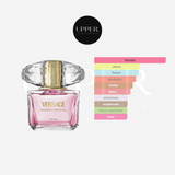 Notas olfativas de Versace Bright Crystal Parfum mujer. Encuéntralo en Perfumería Upper.