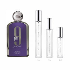 Afnan 9 PM Pour Femme Eau de Parfum decant original mujer Perfumería Upper