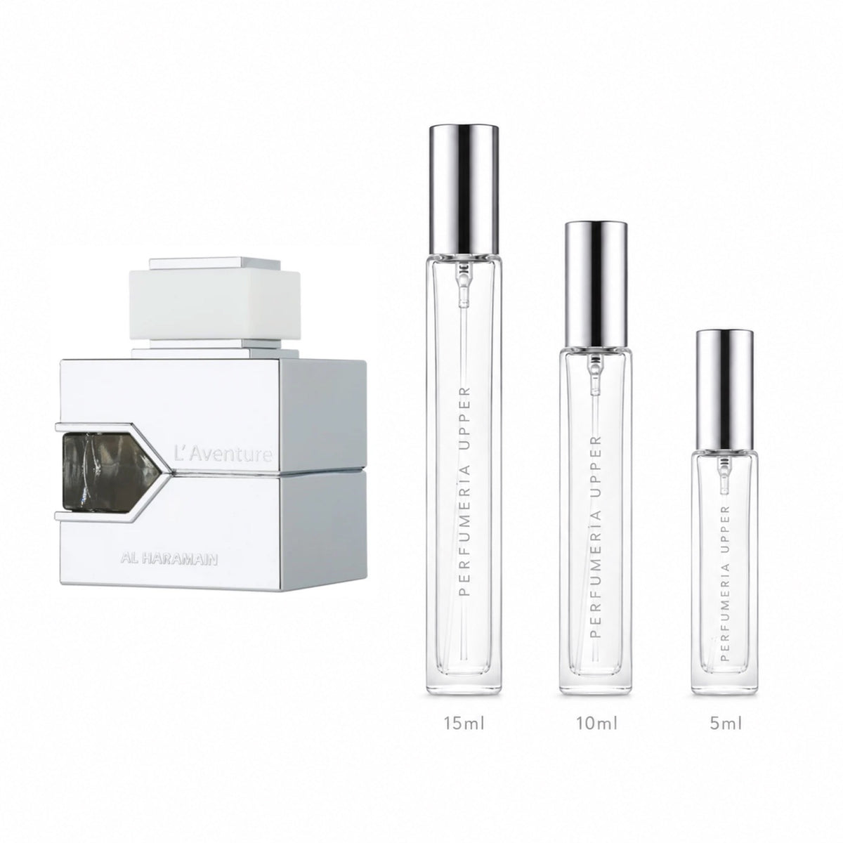 Al Haramain L'Aventure Blanche Eau de Parfum decant original unisex Perfumería Upper