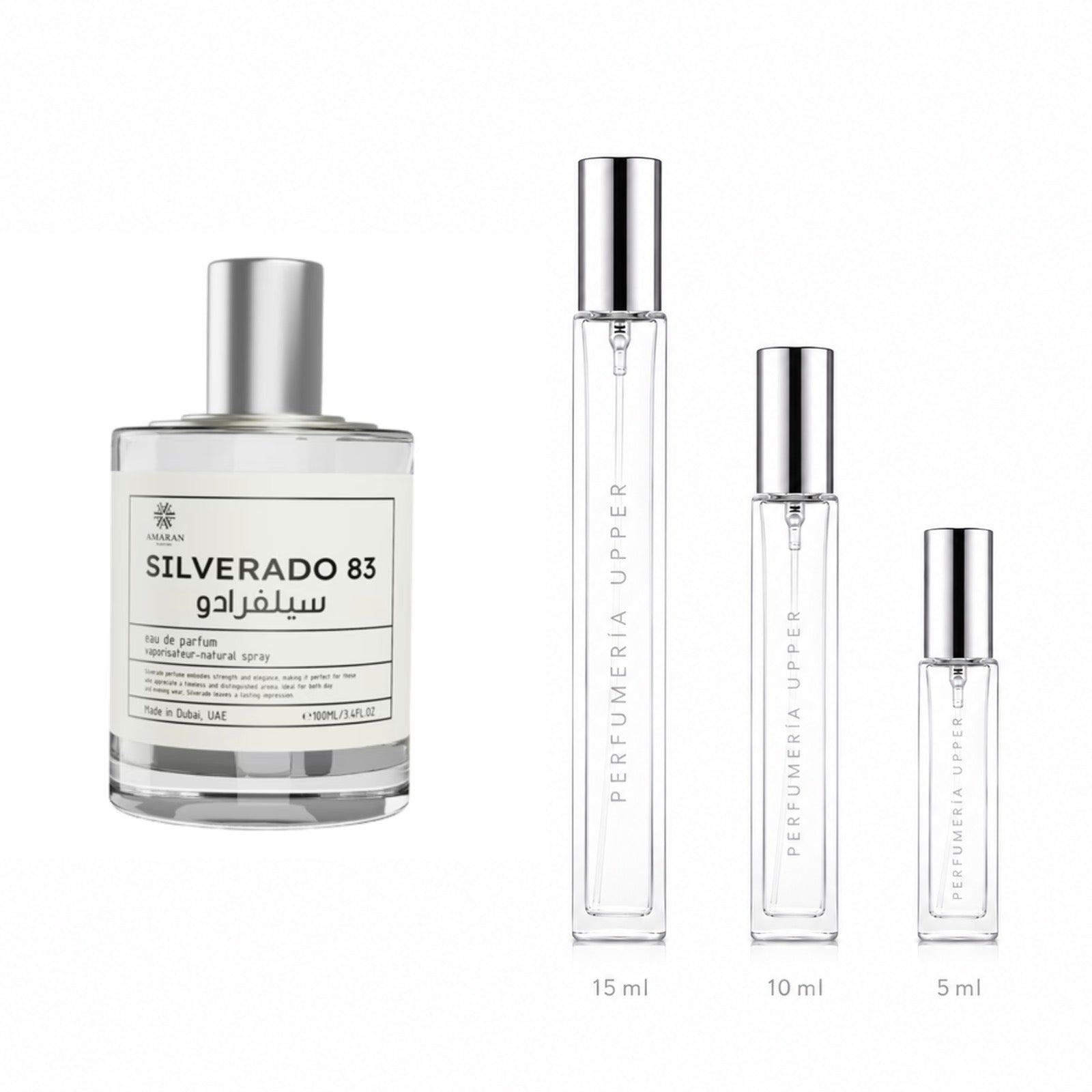 Amaran Silverado 83 Eau de Parfum decant original unisex Perfumería Upper