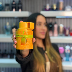 Armaf Odyssey Go Mango Eau de Parfum fragancia unisex tropical y afrutada ideal para clima cálido y vacaciones