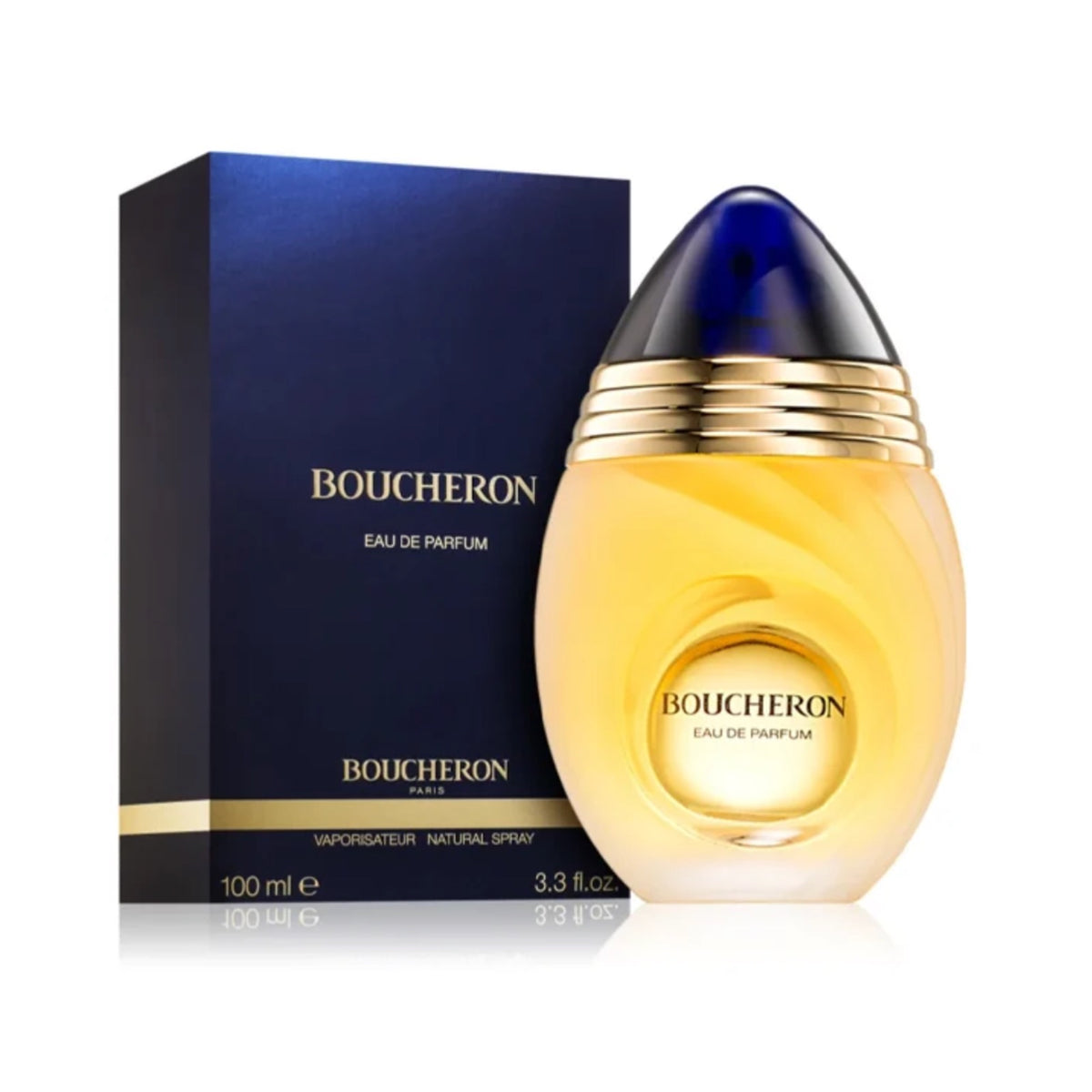 Caja original del perfume Boucheron Eau de Parfum para mujer.