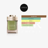 Notas olfativas de Bvlgari Man Wood Essence Eau de Parfum con cítricos, cilantro, ciprés, vetiver, cedro y benjuí