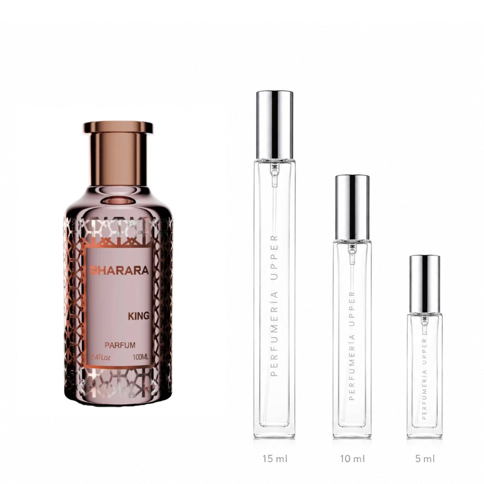 Decant Bharara King Parfum Hombre Original disponible en 5 ml, 10 ml y 15 ml