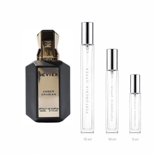 Dévier Amber Arabian Extrait de Parfum decant original unisex Perfumería Upper