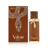 Caja original del perfume French Avenue Vulcan Sable EDP hombre.