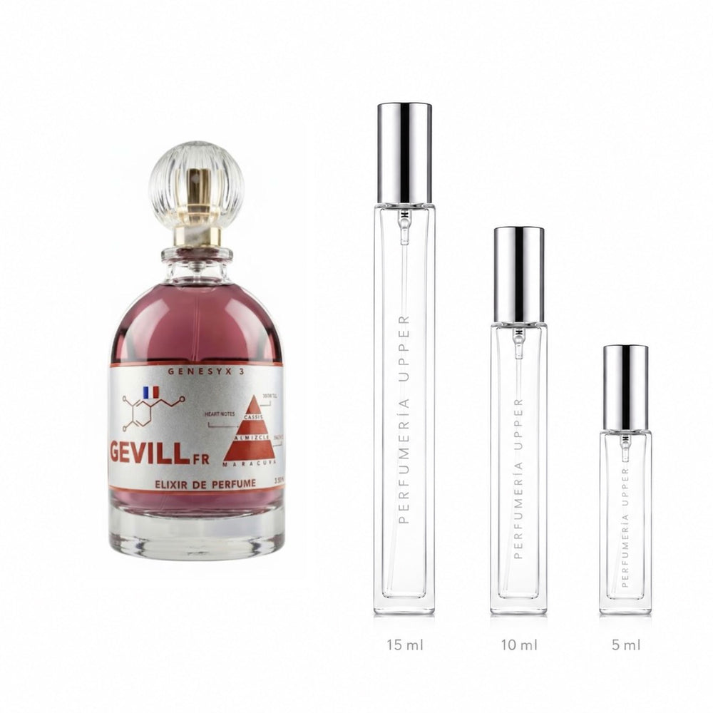 Gevill France Genesyx 3 Elixir de Parfum decant original unisex Perfumería Upper