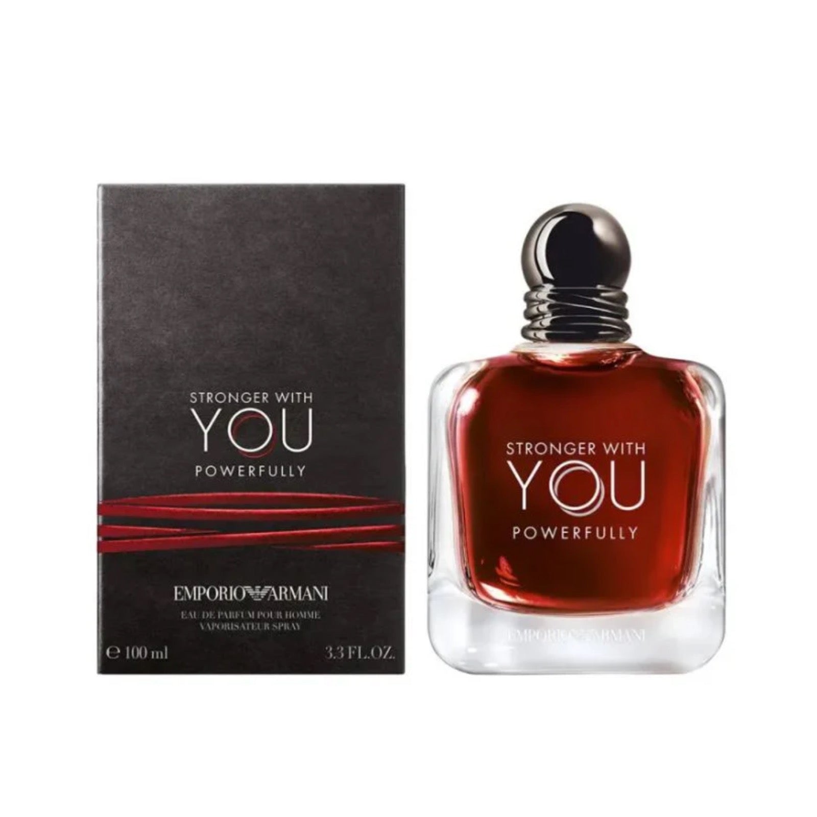 Giorgio Armani Stronger With You Powerfully Hombre original caja del perfume