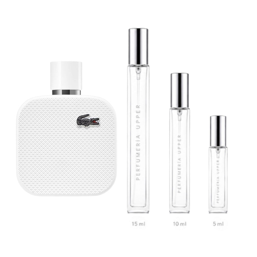 Lacoste L.12.12 Blanc Eau de Parfum decant original Hombre Perfumería Upper