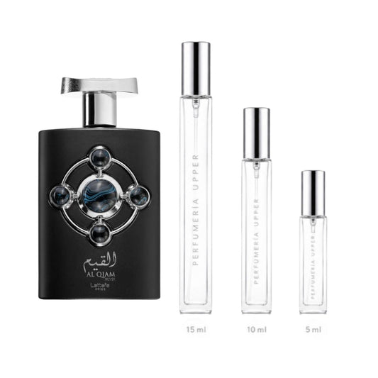 Lattafa Al Qiam Silver EDP decant original unisex Perfumería Upper