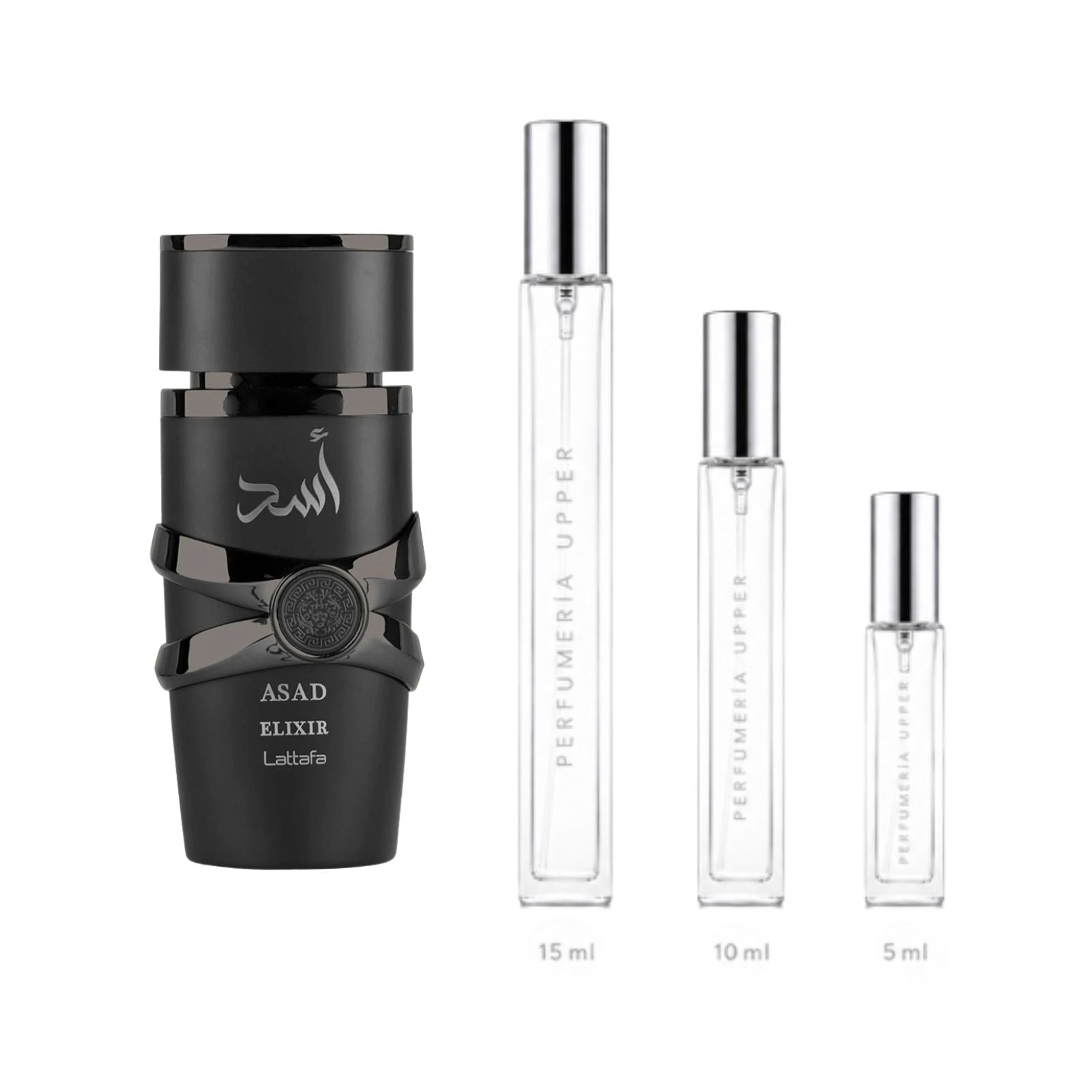 Lattafa Asad Elixir EDP decant original hombre Perfumería Upper