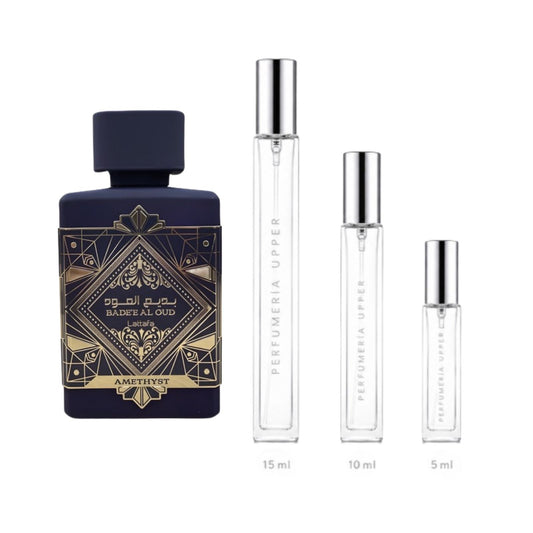 Lattafa Bade’e Al Oud Amethyst EDP decant original unisex Perfumería Upper