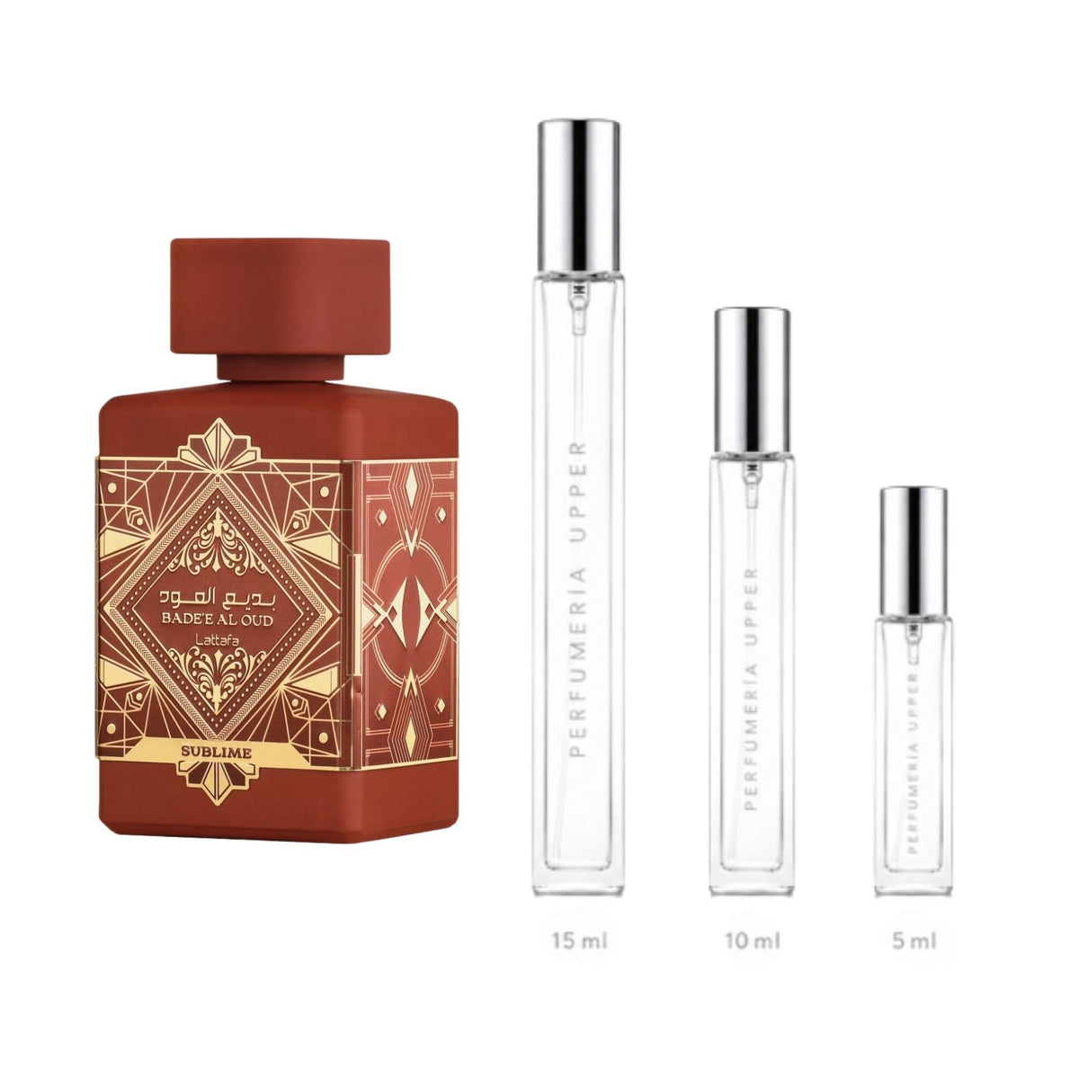 Lattafa Bade'e Al Oud Sublime EDP decant original Unisex Perfumería Upper