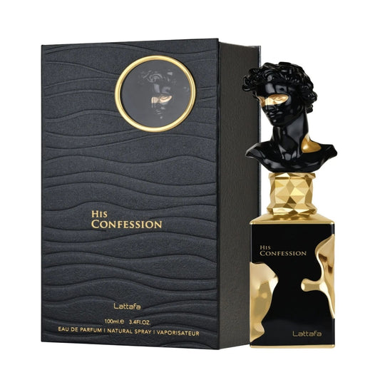 Lattafa His Confession Eau de Parfum 100 ml Hombre caja original