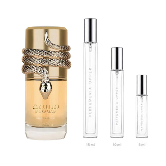 Lattafa Musamam White Intense EDP decant original Unisex Perfumería Upper