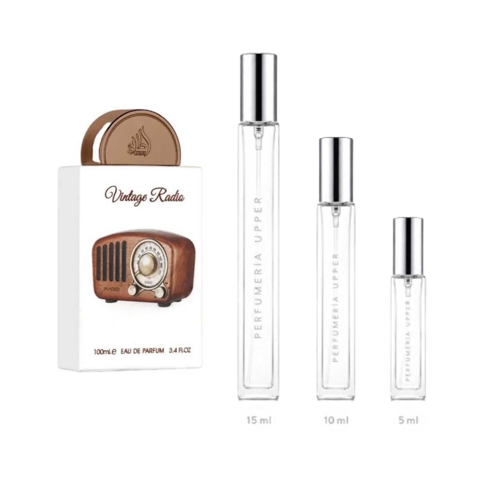 Lattafa Pride Vintage Radio EDP decant original Unisex Perfumería Upper