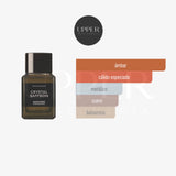 Notas olfativas de Matière Première Crystal Saffron Extrait con azafrán, mirra, incienso y ambroxan