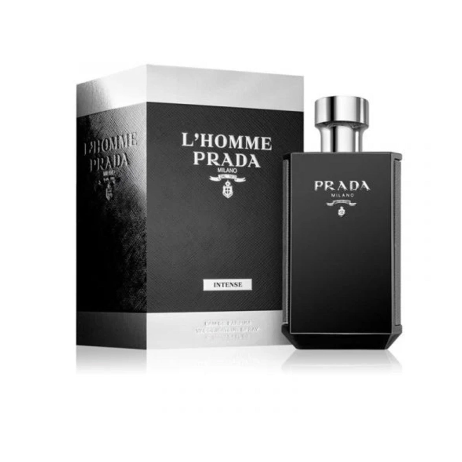 Prada L'Homme Intense Hombre original caja del perfume
